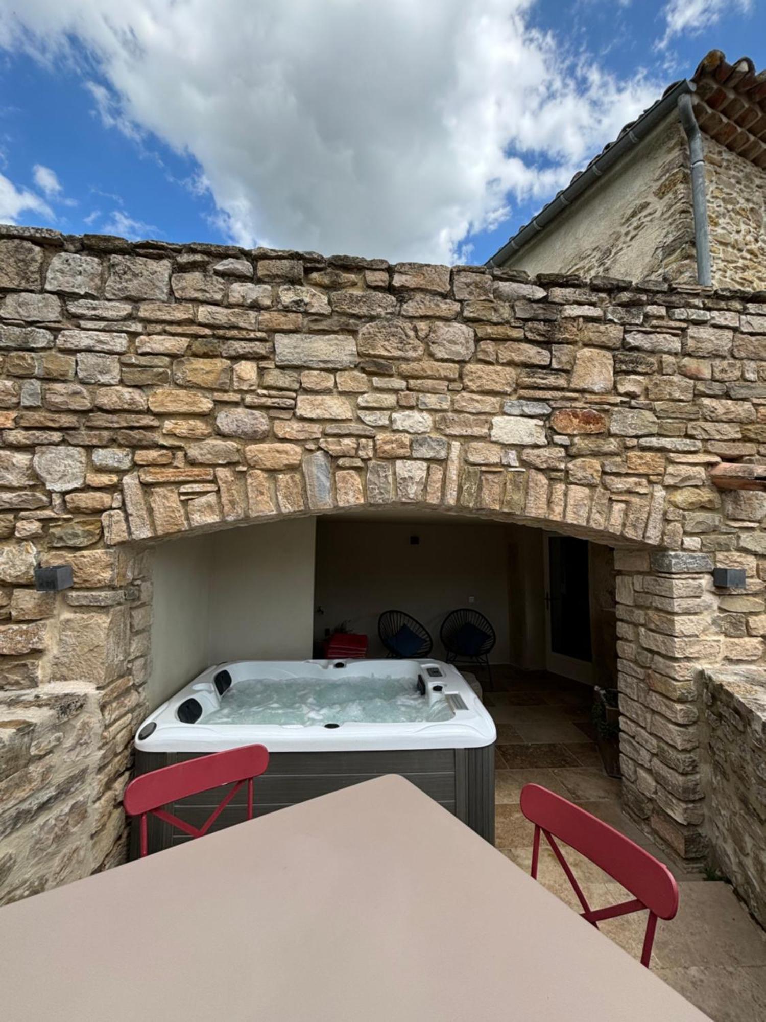 La Maison Des Vendangeurs - Table D'Hotes Le Soir Du Jeudi Au Dimanche- Jacuzzi - Balneo Spa - Acces Piscine Pour Toutes Les Chambres Sauf Studio Coquet- Piscine De Mai A Mi-Octobre Martignargues Exterior photo